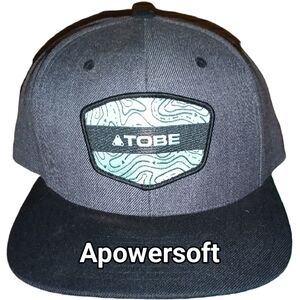 TOBE GREY/Green Topo Patch Snapback Hat
